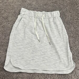 Lululemon Athletica Light Gray Mini Skirt
